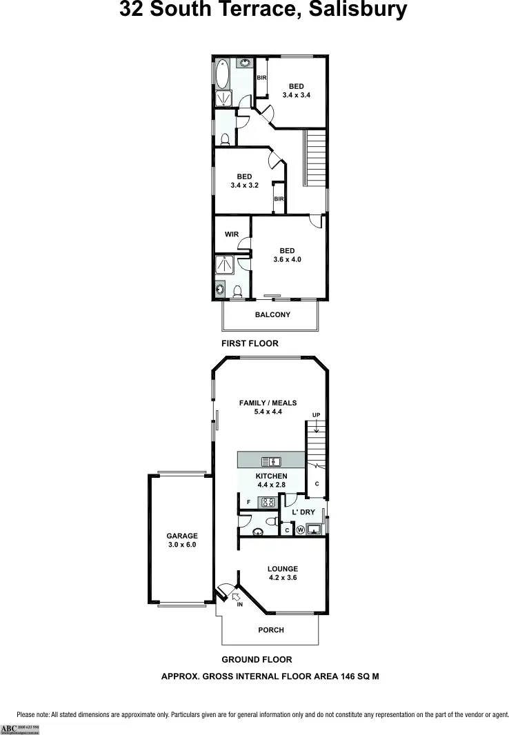 Floorplan of Homely house listing, 32 South Terrace, Salisbury SA 5108