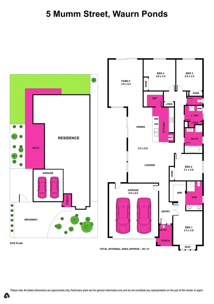 Floorplan of Homely house listing, 5 Mumm Street, Waurn Ponds VIC 3216
