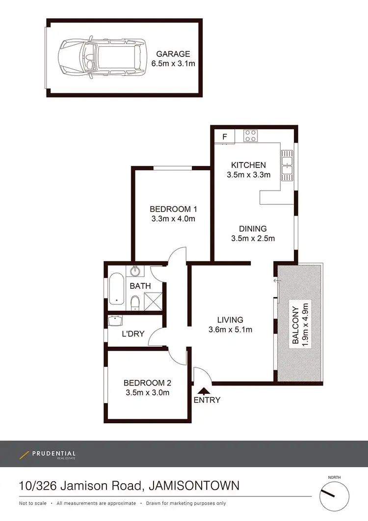 Floorplan of Homely unit listing, 10/326 Jamison Road, Jamisontown NSW 2750