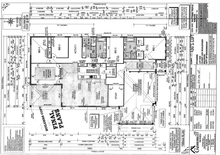 Floorplan of Homely house listing, 37 Claret Ash Boulevard, Baldivis WA 6171