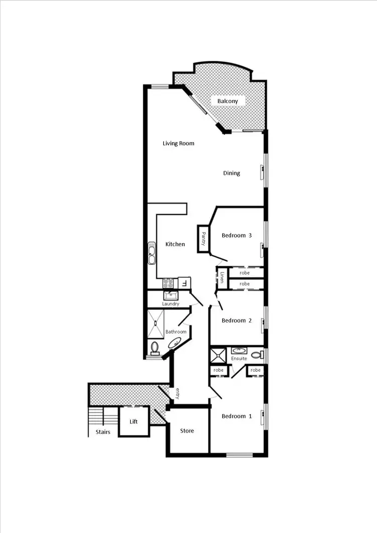 Floorplan of Homely unit listing, 9/11 Duke Street, Stuart Park NT 820