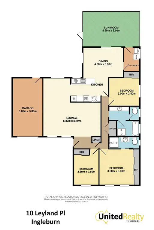Floorplan of Homely house listing, 10 Leyland Place, Ingleburn NSW 2565