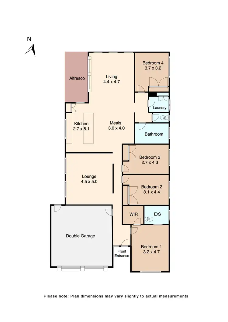 Floorplan of Homely house listing, 12 Hunter Street, Lucas VIC 3350