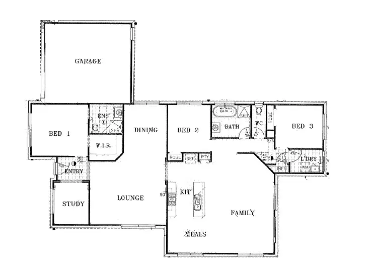 Floorplan of Homely house listing, 355 Mollongghip Road, Mollongghip VIC 3352