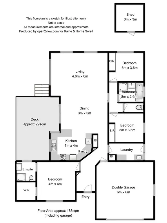 Floorplan of Homely house listing, 14 Barilla Court, Midway Point TAS 7171