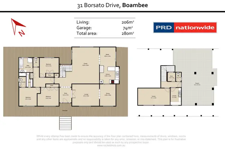 Floorplan of Homely house listing, 31 Borsato Drive, Boambee NSW 2450
