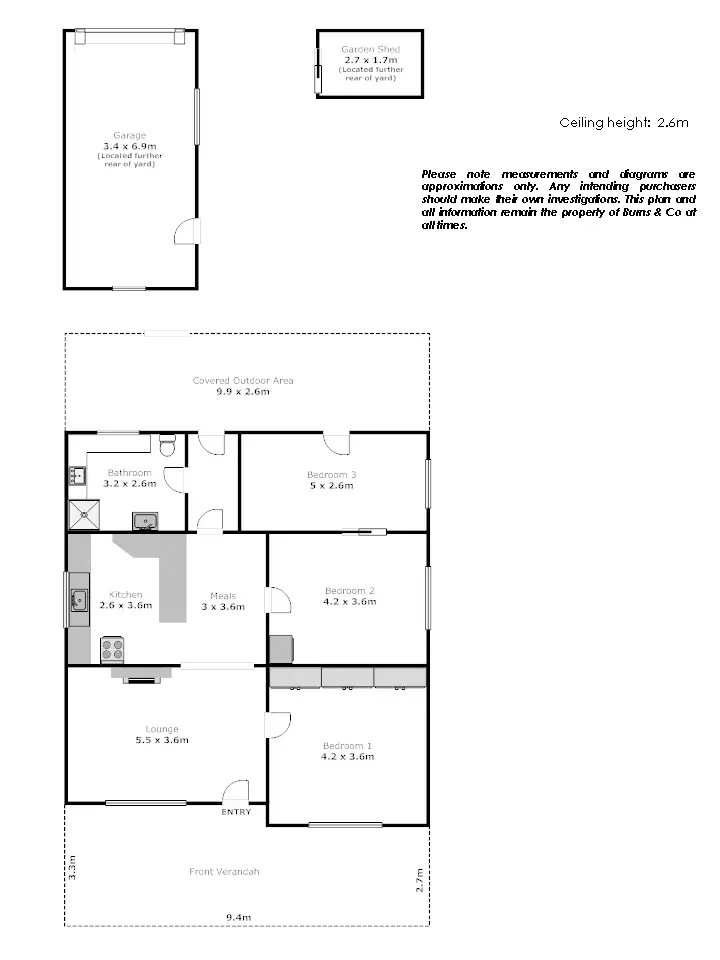 Floorplan of Homely house listing, 660 Koorlong Avenue, Irymple VIC 3498