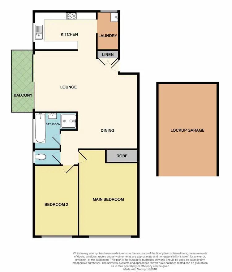 Floorplan of Homely unit listing, 66/144 Moore Street, Liverpool NSW 2170