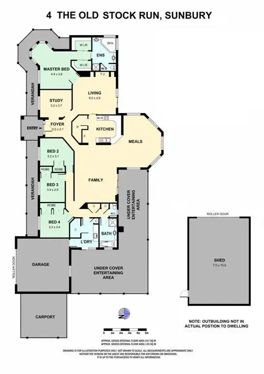 Floorplan of Homely house listing, 4 The Old Stock Run, Sunbury VIC 3429