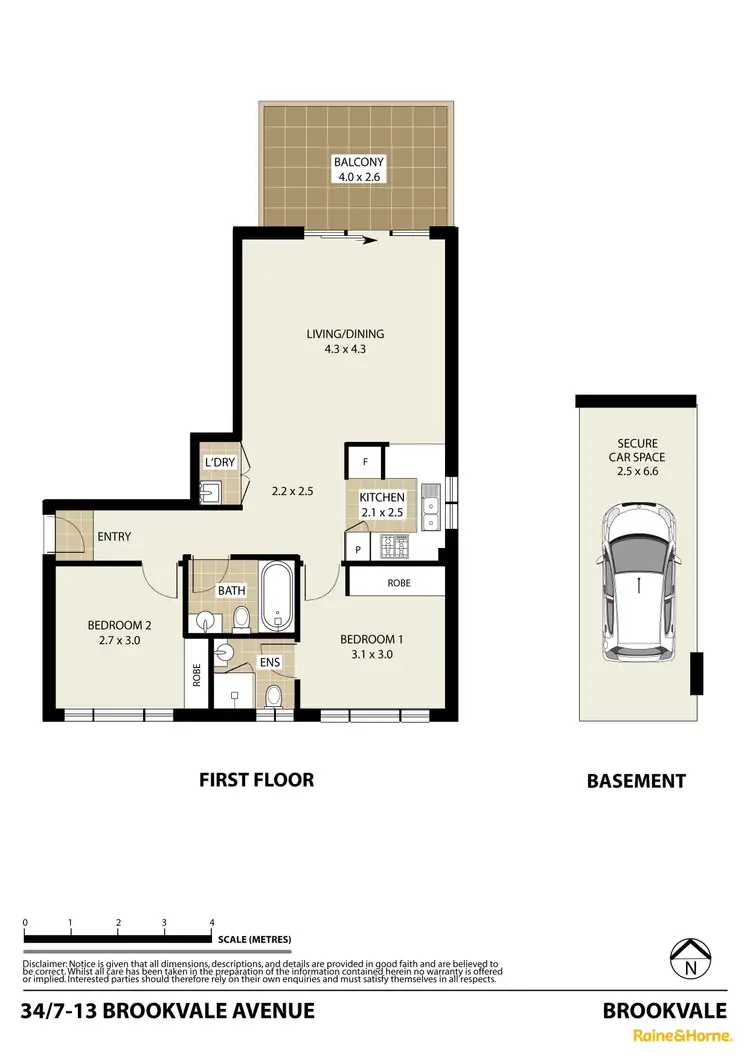 Floorplan of Homely unit listing, 34/7-13 Brookvale Avenue, Brookvale NSW 2100