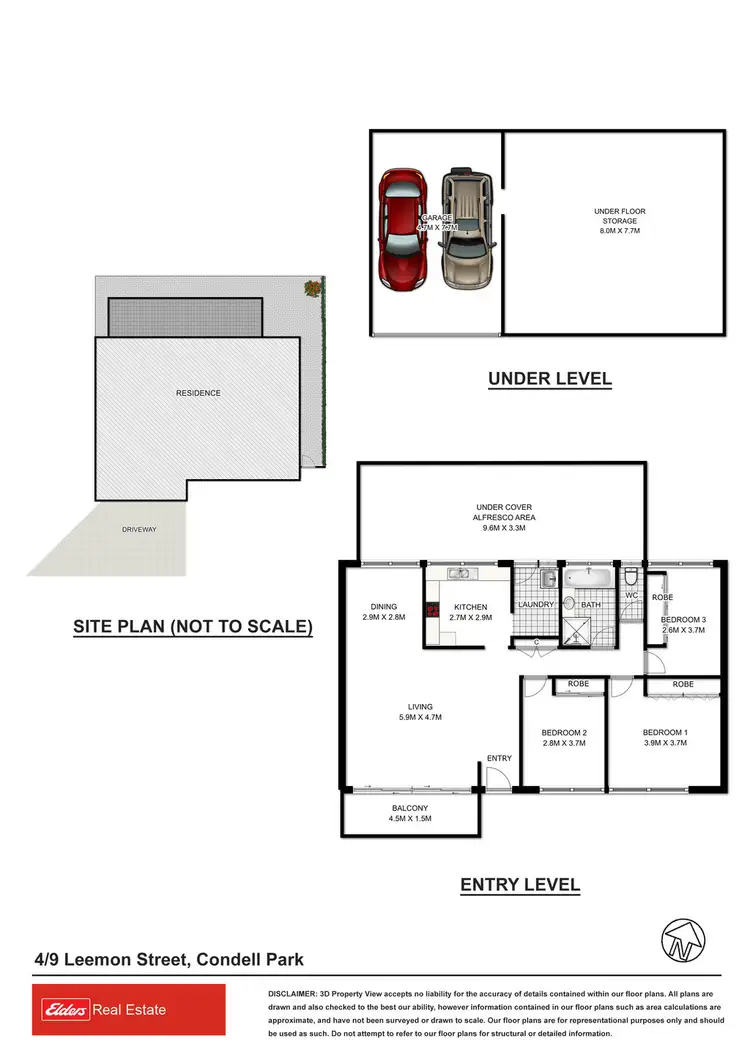 Floorplan of Homely villa listing, 4/9 Leemon Street, Condell Park NSW 2200