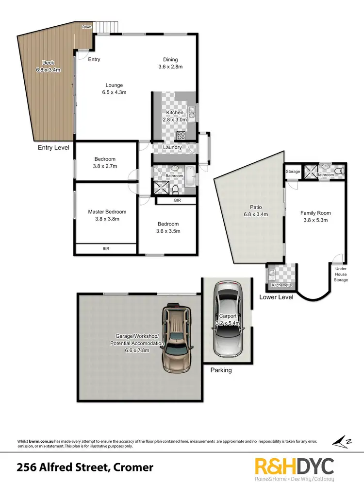 Floorplan of Homely house listing, 256 Alfred Street, Cromer NSW 2099