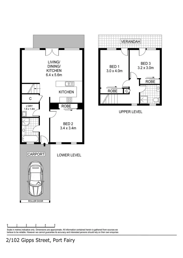 Floorplan of Homely house listing, 2 / 102 Gipps Street, Port Fairy VIC 3284