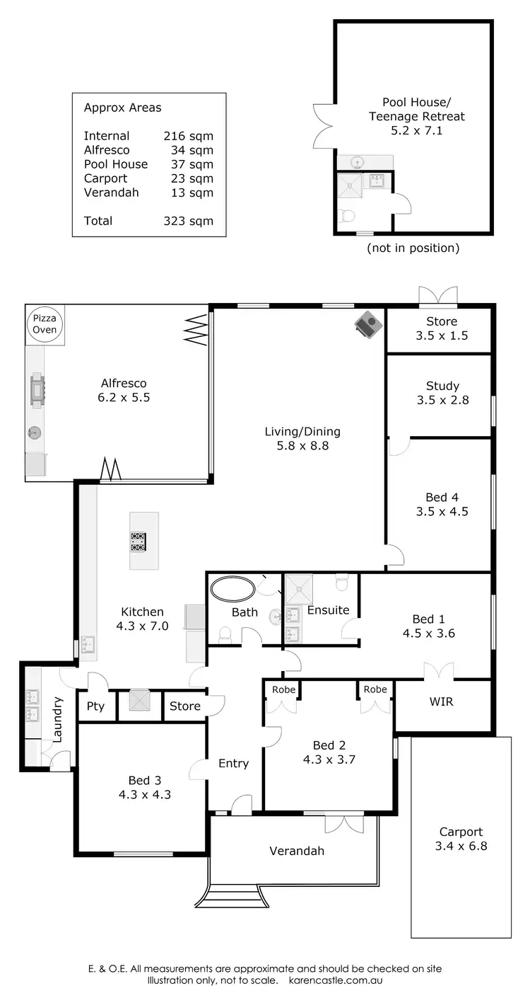 Floorplan of Homely house listing, 8 Rudwick Street, Mosman Park WA 6012