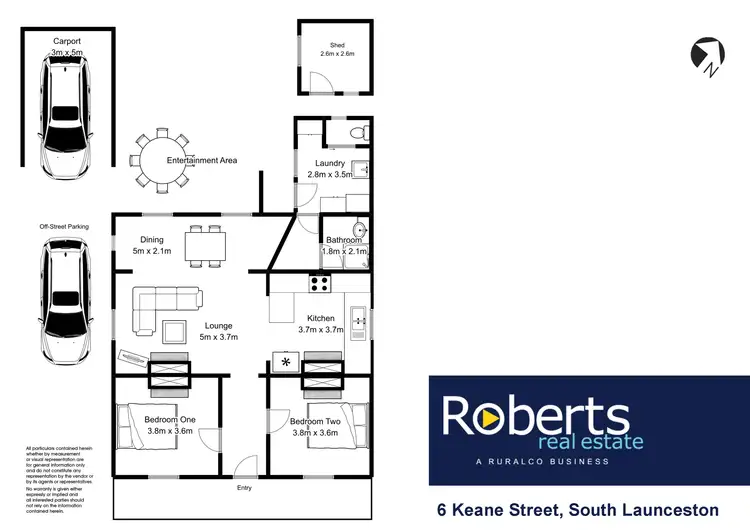 Floorplan of Homely house listing, 6 Keane St, South Launceston TAS 7249