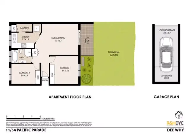 Floorplan of Homely unit listing, 11/52-54 Pacific Parade, Dee Why NSW 2099