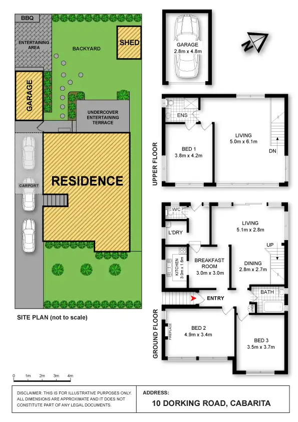 Floorplan of Homely house listing, 10 Dorking Road, Cabarita NSW 2137
