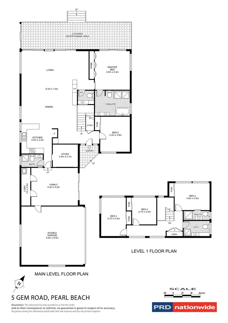 Floorplan of Homely house listing, 5 Gem Road, Pearl Beach NSW 2256
