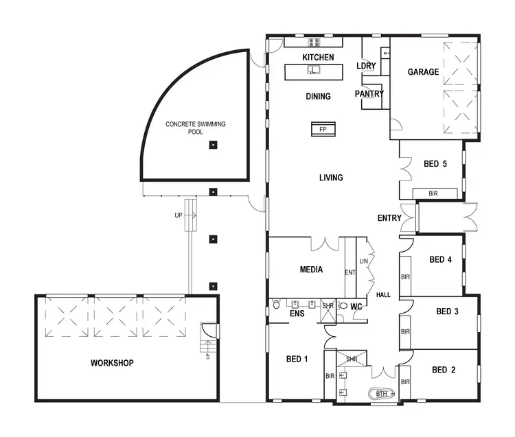 Floorplan of Homely house listing, 22 Swiftwing Close, Chisholm NSW 2322