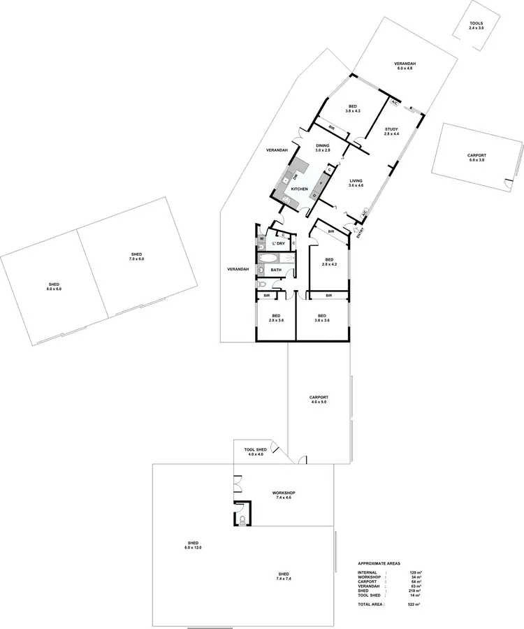 Floorplan of Homely house listing, 8 Wheatsheaf Avenue, Concordia SA 5118