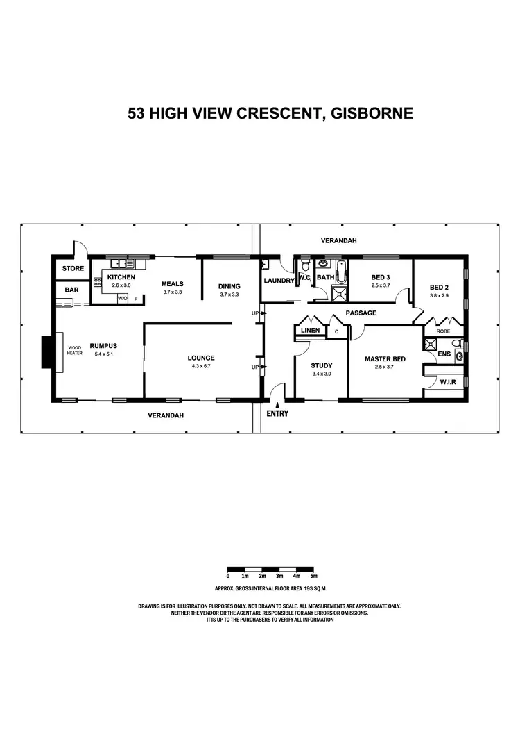 Floorplan of Homely house listing, 53 High View Crescent, Gisborne VIC 3437