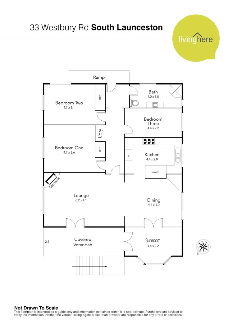 Floorplan of Homely house listing, 33 Westbury Road, South Launceston TAS 7249