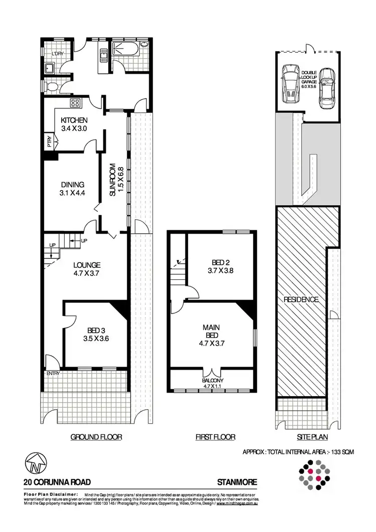 Floorplan of Homely house listing, 20 Corunna Road, Stanmore NSW 2048