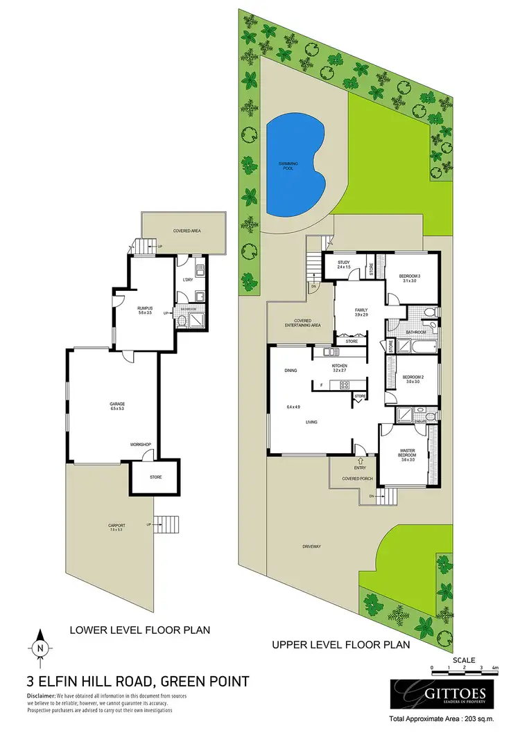 Floorplan of Homely house listing, 3 Elfin Hill Road, Green Point NSW 2251