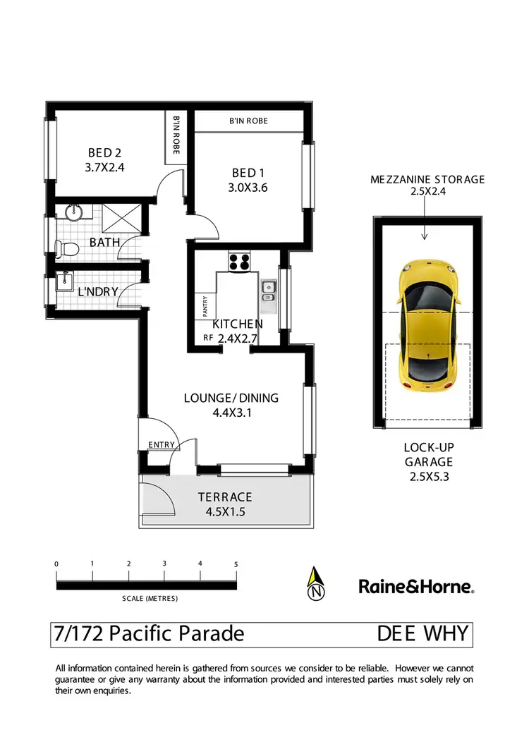 Floorplan of Homely apartment listing, 7/172 Pacific Parade, Dee Why NSW 2099