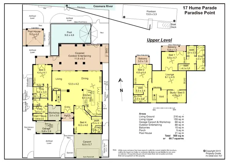 Floorplan of Homely house listing, 17 Hume Parade, Paradise Point QLD 4216