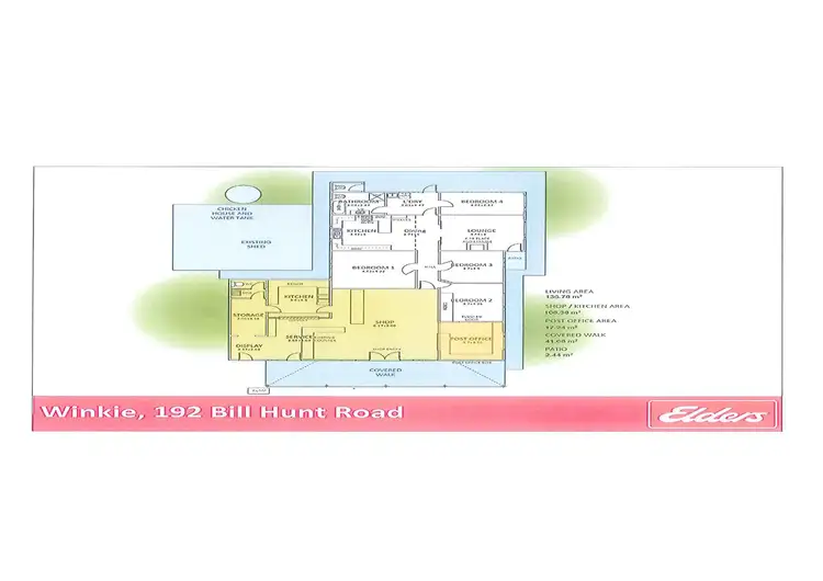 Floorplan of Homely house listing, 192 Bill Hunt Road, Winkie SA 5343