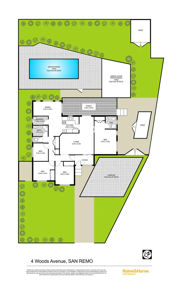 Floorplan of Homely house listing, 4 Woods Avenue, San Remo NSW 2262