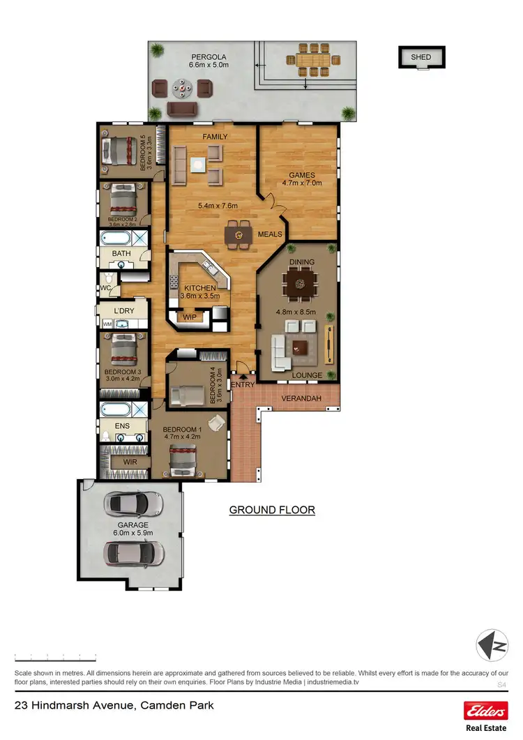 Floorplan of Homely house listing, 23 Hindmarsh Avenue, Camden Park NSW 2570