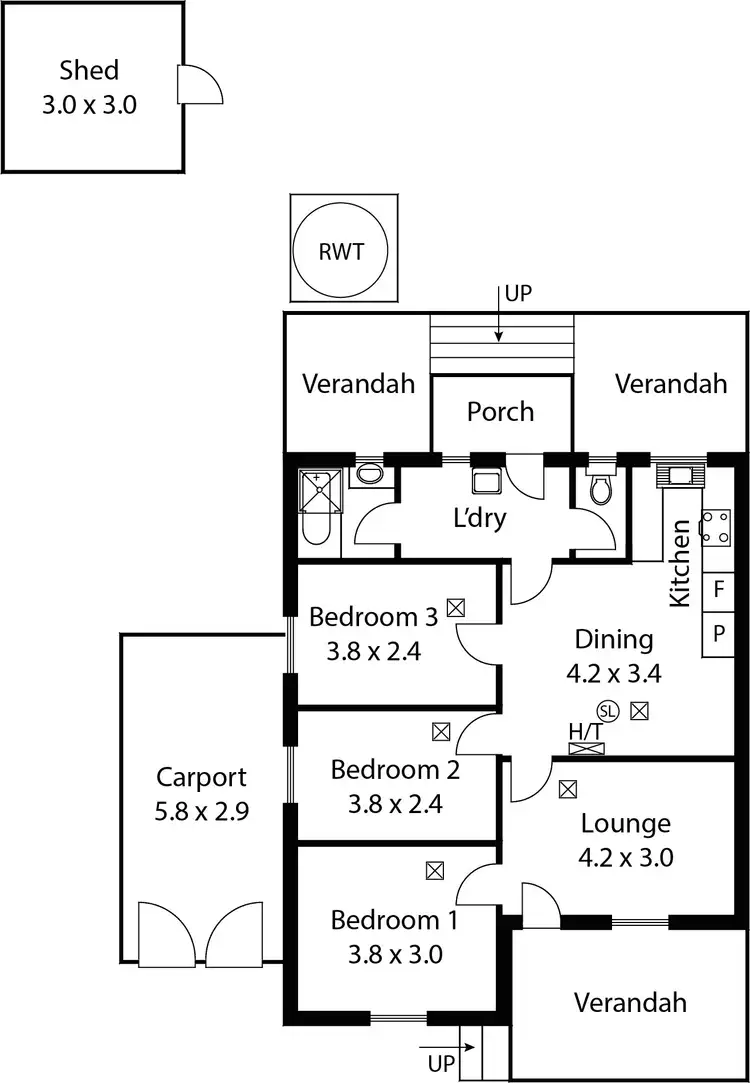 Floorplan of Homely house listing, 27 Hume Street, Salisbury North SA 5108