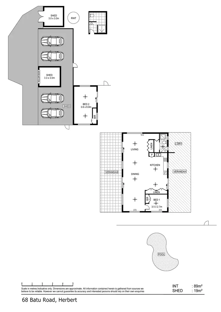 Floorplan of Homely house listing, Section 2433 68 Batu Road, Herbert NT 836