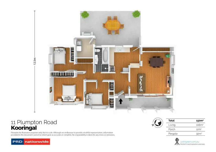 Floorplan of Homely house listing, 11 Plumpton Road, Kooringal NSW 2650