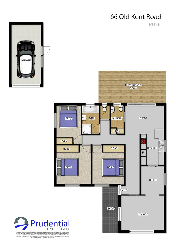 Floorplan of Homely house listing, 66 Old Kent Road, Ruse NSW 2560