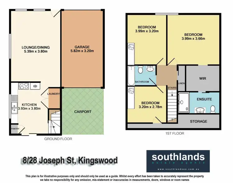 Floorplan of Homely townhouse listing, 8/28 Joseph Street, Kingswood NSW 2747