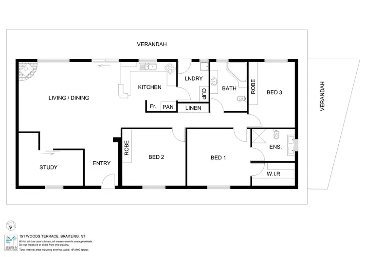 Floorplan of Homely house listing, 151 Woods Terrace, Braitling NT 870