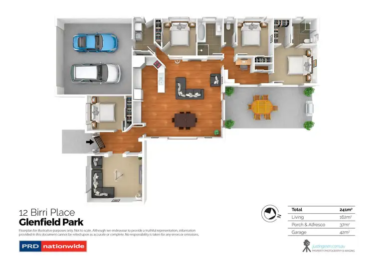 Floorplan of Homely house listing, 12 Birri Place, Glenfield Park NSW 2650