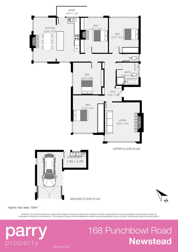 Floorplan of Homely house listing, 168 Punchbowl Road, Newstead TAS 7250