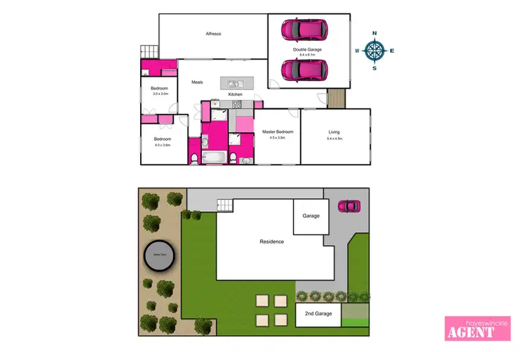 Floorplan of Homely house listing, 101 Grantham Drive, Highton VIC 3216