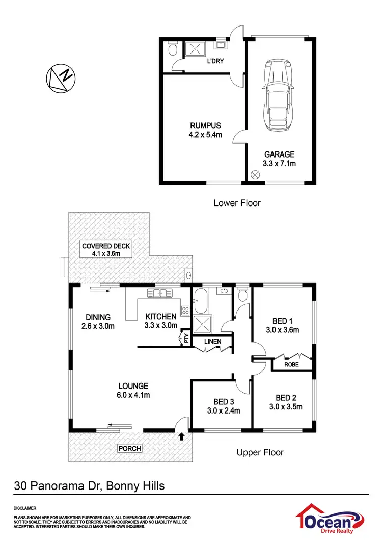 Floorplan of Homely house listing, 30 Panorama Drive, Bonny Hills NSW 2445