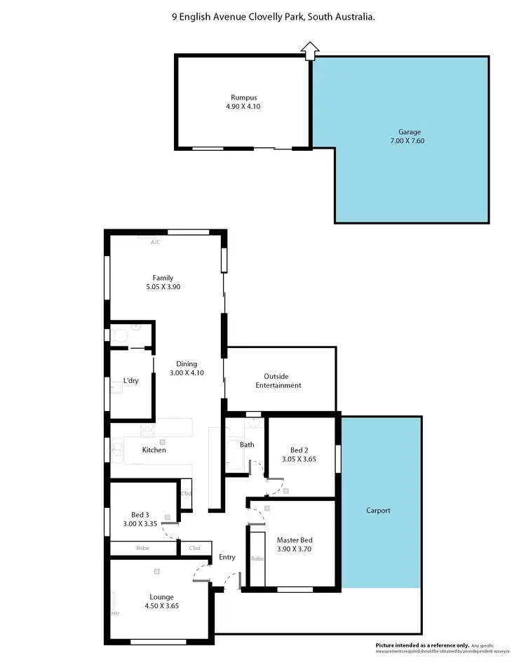 Floorplan of Homely house listing, 9 English Avenue, Clovelly Park SA 5042