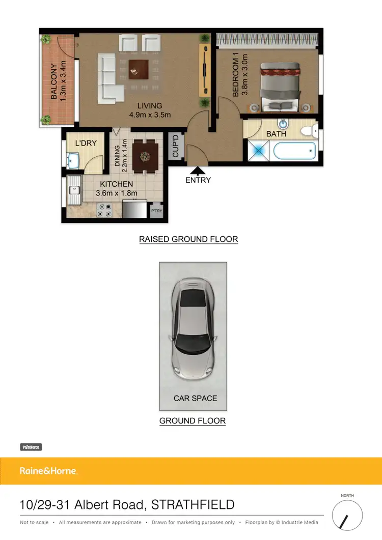 Floorplan of Homely apartment listing, 10/29 Albert Road, Strathfield NSW 2135