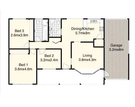 Floorplan of Homely house listing, Address available on request