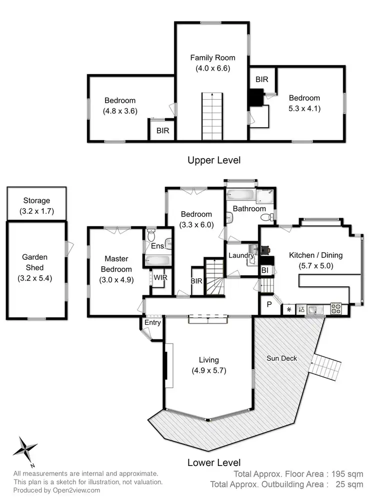 Floorplan of Homely house listing, 56 Auburn Road, Kingston Beach TAS 7050