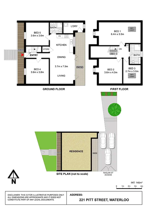 Floorplan of Homely house listing, 221 Pitt Street, Waterloo NSW 2017