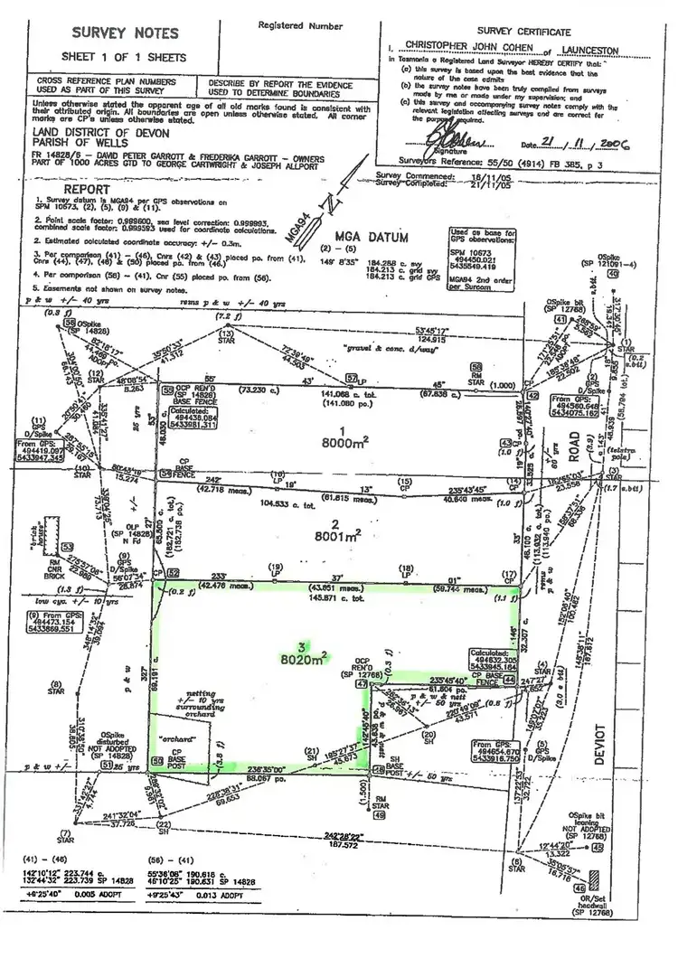 Floorplan of Homely land listing, 373 Deviot Road, Deviot TAS 7275