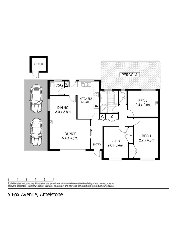 Floorplan of Homely house listing, 5 Fox Avenue, Athelstone SA 5076